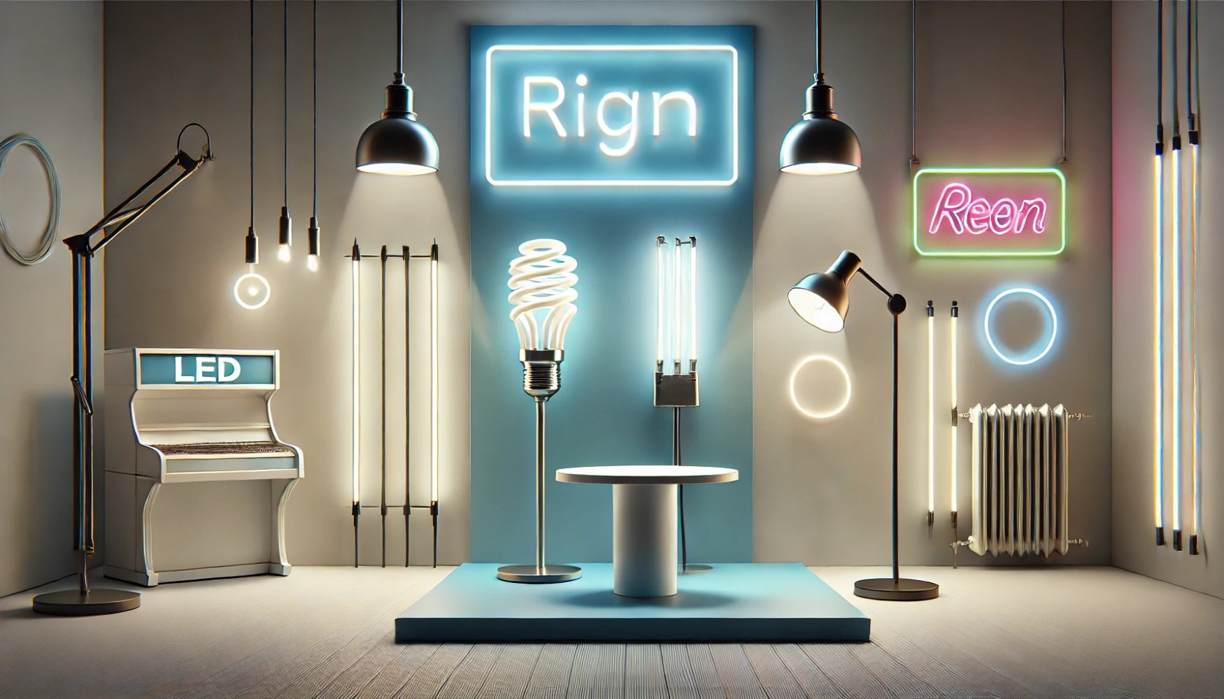 Как выбрать систему освещения для рекламных вывесок: LED, неон и другие варианты